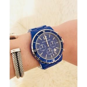 Blue Michael Kors watch